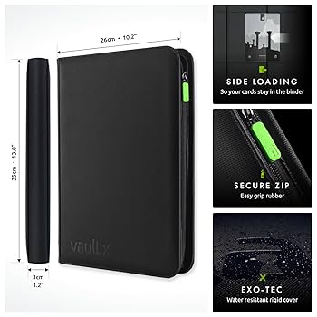 Amazon.co.jp: Vault X PremiumeXo-Tec®Zip Binder-9ポケット